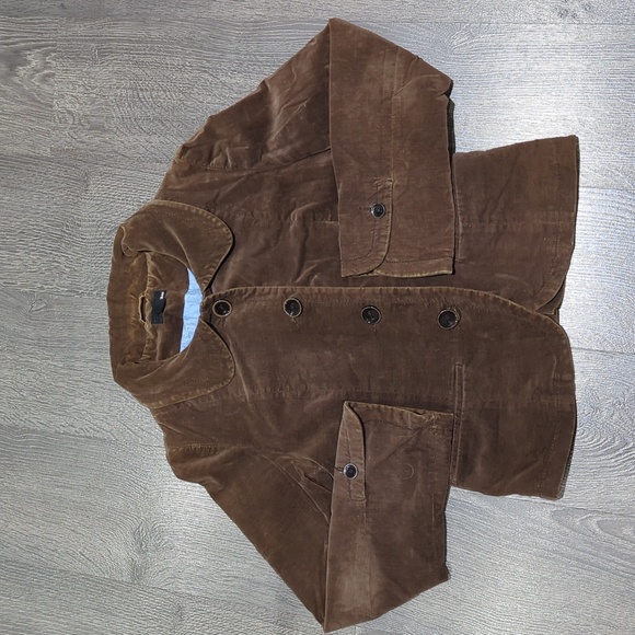 H&M Brown Suede Jacket Size 6 - Picture 1 of 3